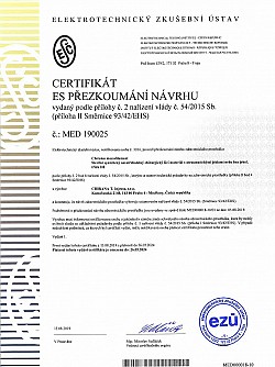 Certifikáty,Šicí materiály-Certifikáty,chirurgické šicí materiály,Chirana T-injecta (chirmax.cz)